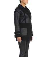 Black | Raymonde Faux Shearling Coat