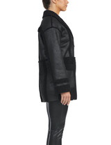 Black | Raymonde Faux Shearling Coat