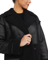 Black | Raymonde Faux Shearling Coat