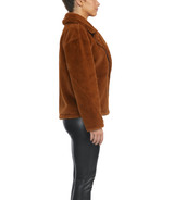 Cognac | Rollande Faux Fur Coat