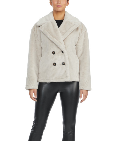 Stone | Rollande Faux Fur Coat