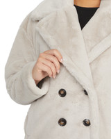 Stone | Rollande Faux Fur Coat