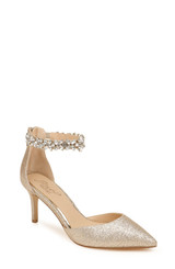 Lt. Gold | Raleigh Pointed Toe Kitten D'Orsay