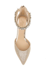 Lt. Gold | Raleigh Pointed Toe Kitten D'Orsay