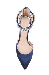 Navy | Raleigh Pointed Toe Kitten D'Orsay