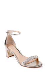 Lt. Gold Metallic | Ramsay Open Toe Block Heel