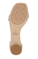 Silver | Reese Simple Block Heel Sandal