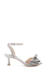 Silver | Remi Statement Kitten Heel