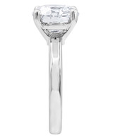 White Gold | Diamond Solitaire Engagement Ring Side