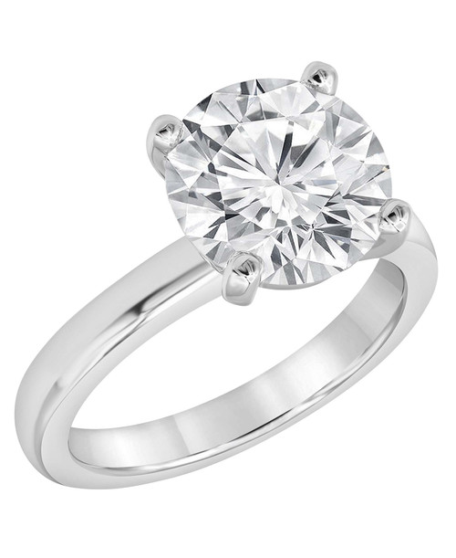 White Gold | Diamond Solitaire Engagement Ring Front