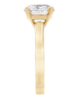 Yellow Gold | Diamond Solitaire Engagement Ring Side