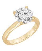 Yellow Gold | Diamond Solitaire Engagement Ring Front