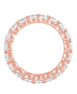Rose Gold | Oval-Cut Eternity Band Ring