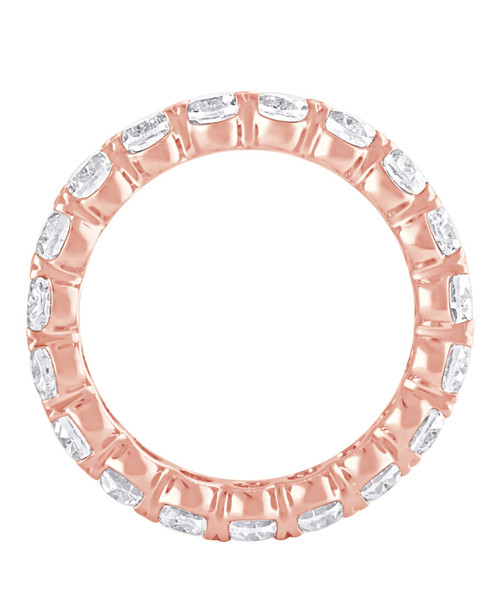 Rose Gold | Oval-Cut Eternity Band Ring