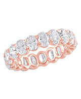 Rose Gold | Oval-Cut Eternity Band Ring