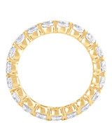 Yellow Gold | Oval-Cut Eternity Band Ring