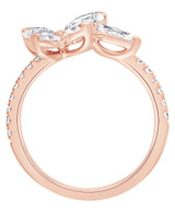 Rose Gold | Diamond Butterfly Ring Back