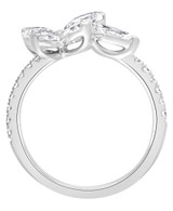 White Gold | Diamond Butterfly Ring Back