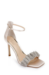 Champagne | Ridley Bejeweled Strap Stiletto Heel