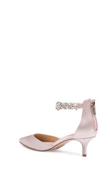 Champagne | Robles Crystal Embellished Kitten Heel