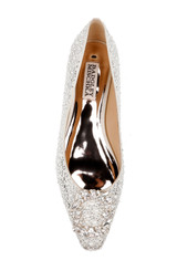 Ivory | Ronda Satin Flats