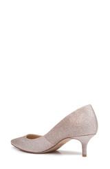 Lt. Gold | Royalty Pointed Toe Kitten Heel