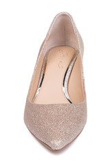Lt. Gold | Royalty Pointed Toe Kitten Heel