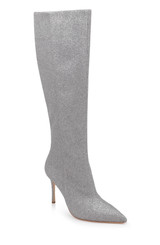 Silver Antique | Runway Knee High Boot