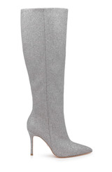 Silver Antique | Runway Knee High Boot