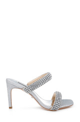 Silver | Sade Jeweled Double-Band Stiletto