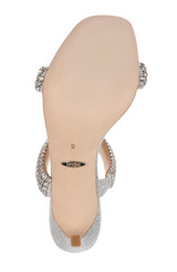 Silver | Sade Jeweled Double-Band Stiletto