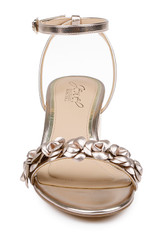 Rose Gold | Sawyer Low Block Heel Sandals Front