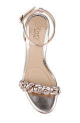 Rose Gold | Sawyer Low Block Heel Sandals Top