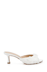 Ivory Ivory | Scarlet Kitten Heel Mule Sandals Side