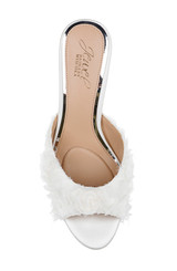 Ivory Ivory | Scarlet Kitten Heel Mule Sandals Top