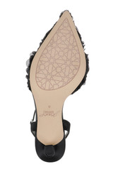 Black Black | Shannon Ankle Strap Pumps Sole