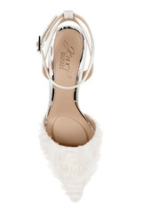 Ivory Ivory | Shannon Ankle Strap Pumps Top