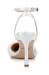 Ivory Ivory | Shannon Ankle Strap Pumps Back
