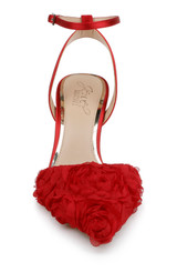 Red Red | Shannon Ankle Strap Pumps Front