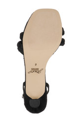 Black Fabric | Sharon Slingback Sandals Sole