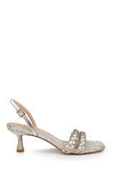 Champagne Gold | Sharon Slingback Sandals Side
