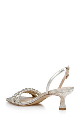 Champagne Gold | Sharon Slingback Sandals Back Side