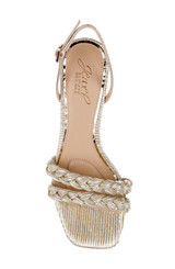 Champagne Gold | Sharon Slingback Sandals Top