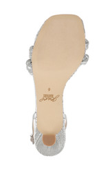 Silver Fabric | Sharon Slingback Sandals Sole