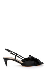 Black | Shoshana Slingback Pumps Side