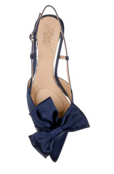 Navy | Shoshana Slingback Pumps Top