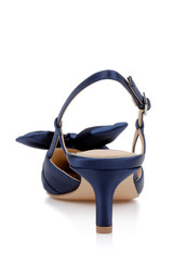 Navy | Shoshana Slingback Pumps Back