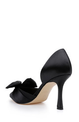 Black | Sidney Bow d'Orsay Pumps Back Side