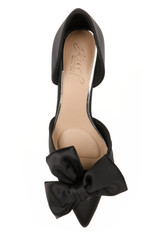 Black | Sidney Bow d'Orsay Pumps Top