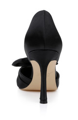 Black | Sidney Bow d'Orsay Pumps Back